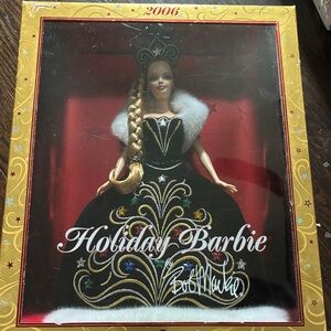 Barbie Holiday Doll in Black and Gold Gown